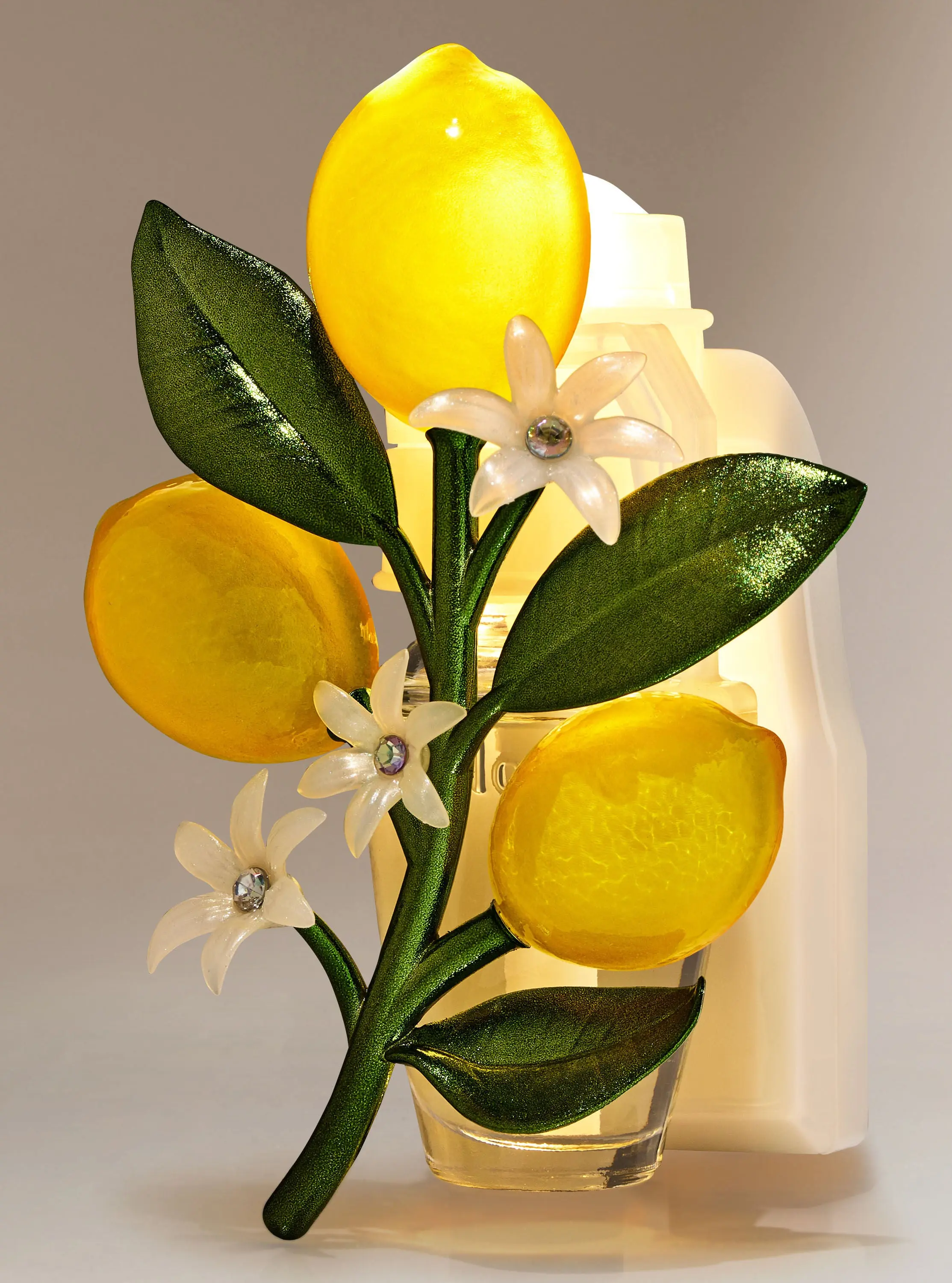 Lemons On Branch Nightlight Wallflowers Scent Control&trade; Fragrance Plug
