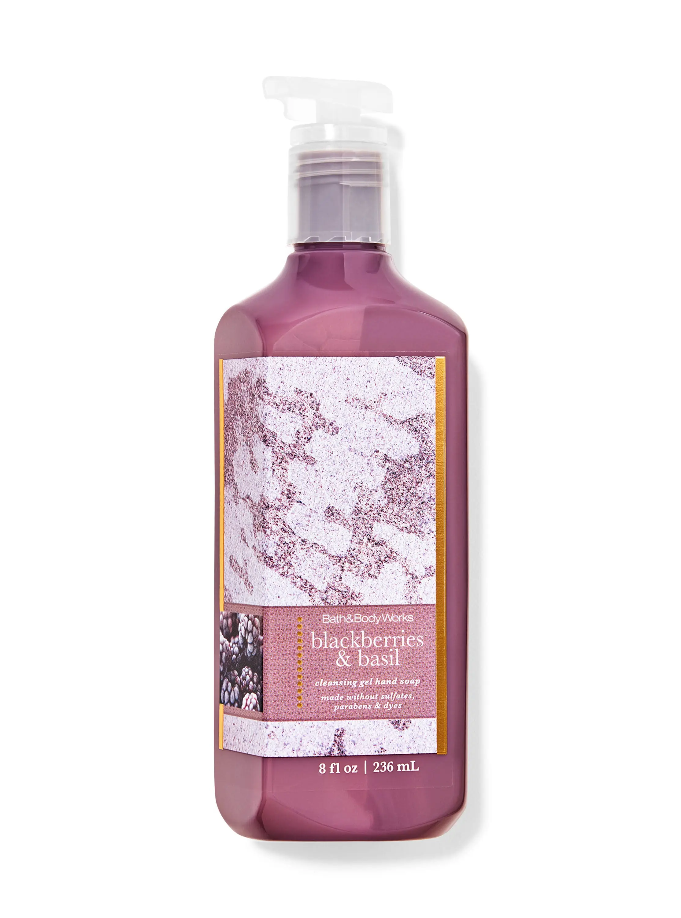 Blackberries & Basil Cleansing Gel Hand Soap