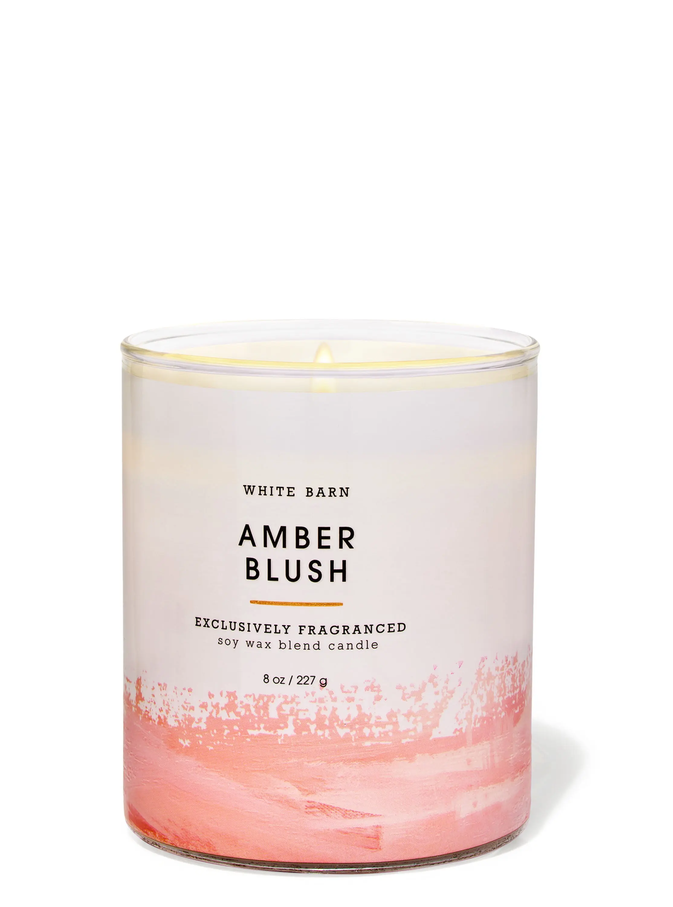 Amber Blush Single Wick Candle