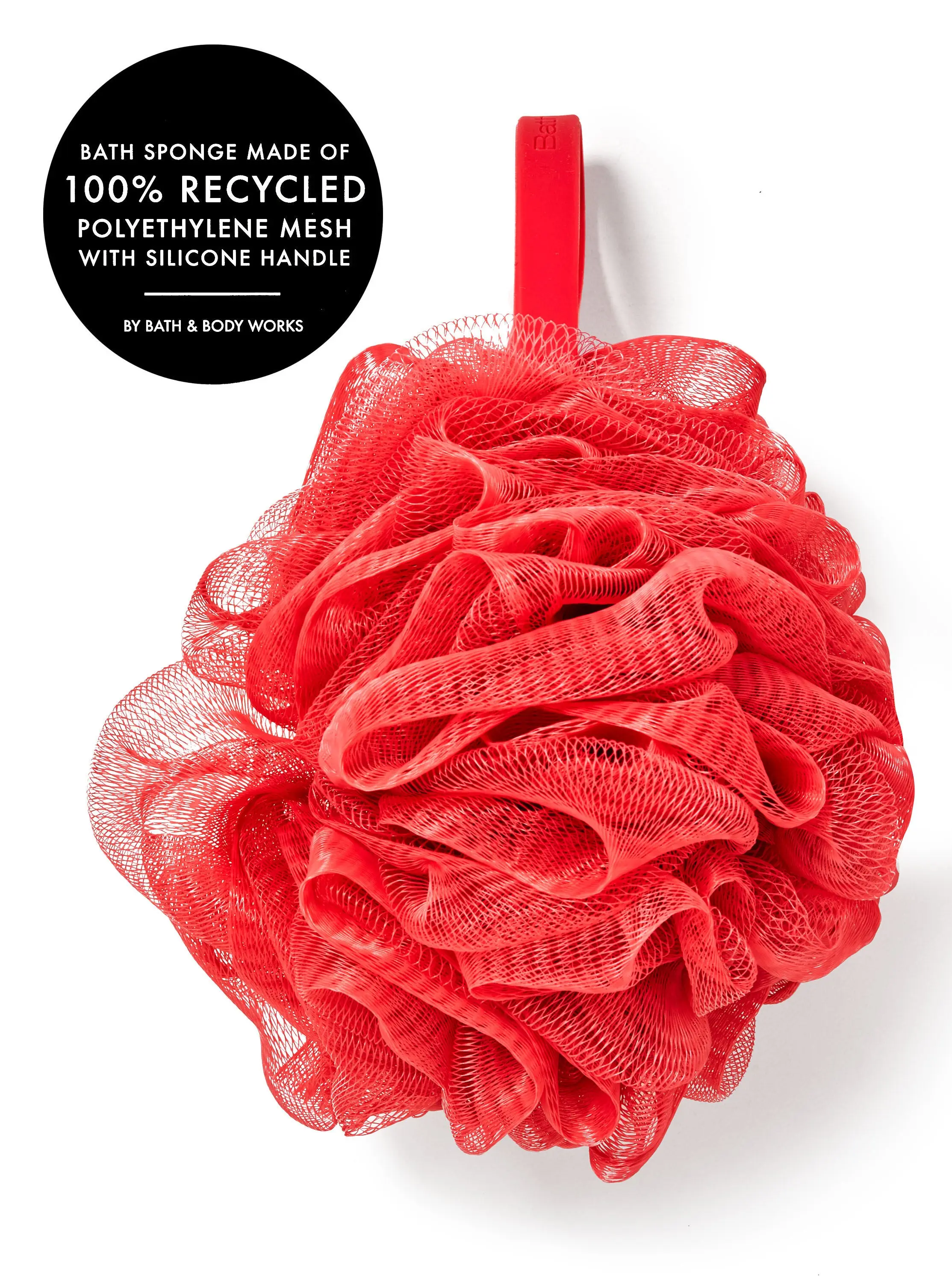 Deep Blush Loofah Bath Sponge