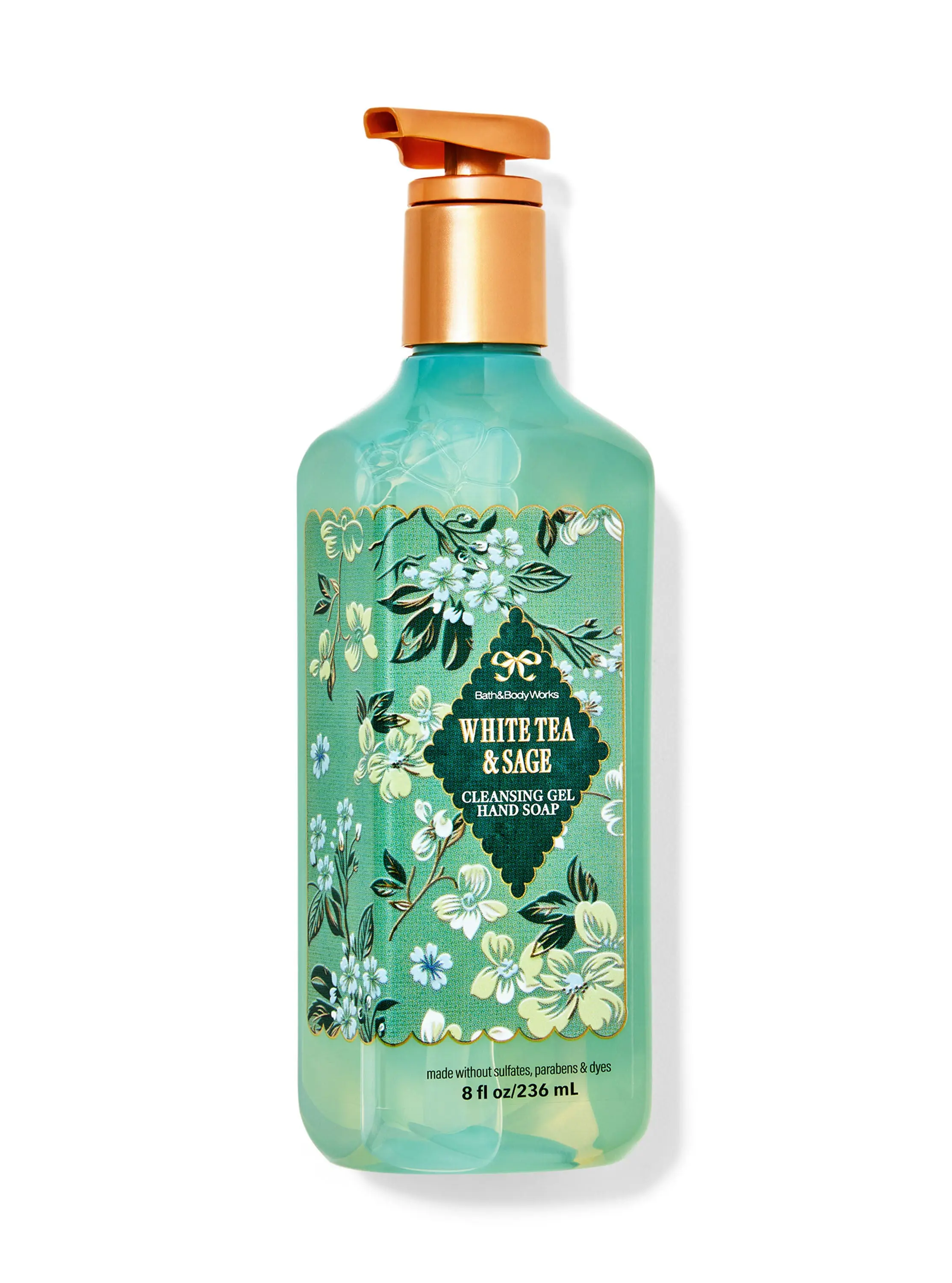 White Tea & Sage Cleansing Gel Hand Soap