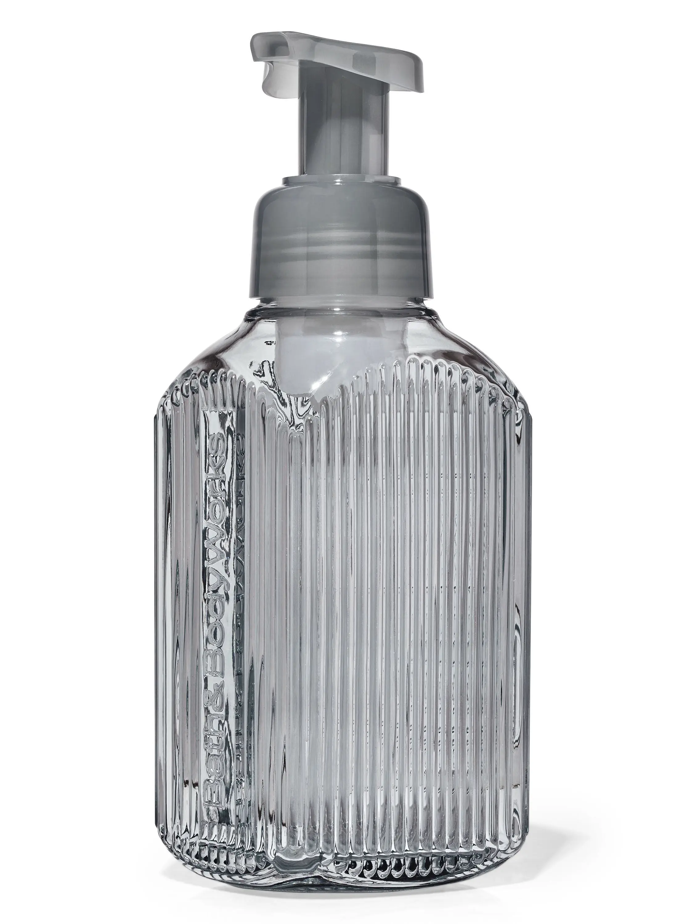 Charcoal Vertical Lines Gentle & Clean Foaming Hand Soap Dispenser